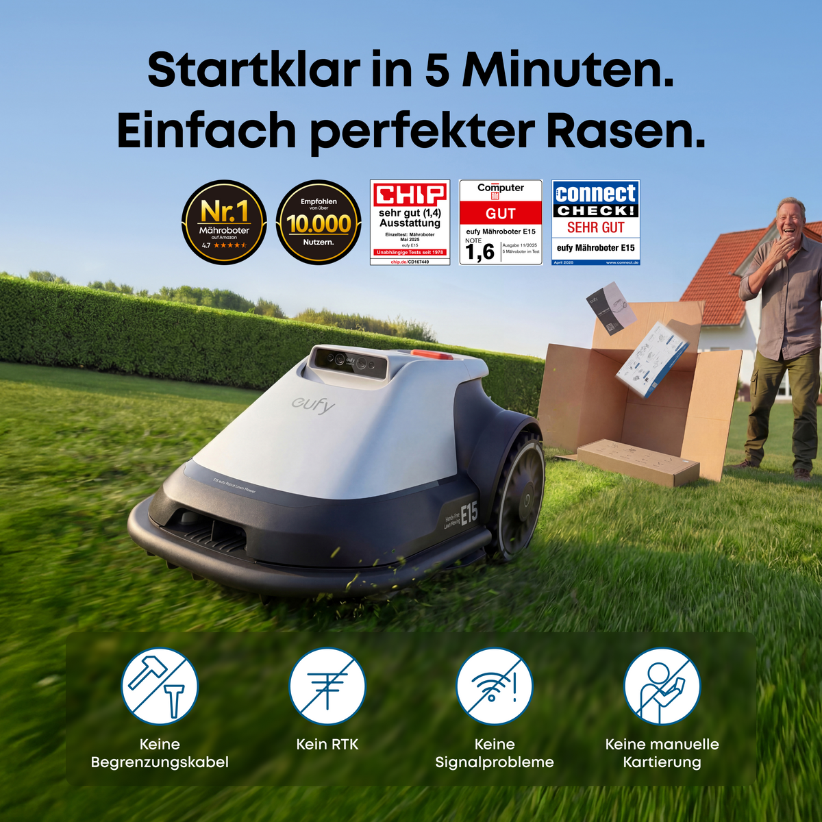 Anker eufy Mähroboter E15