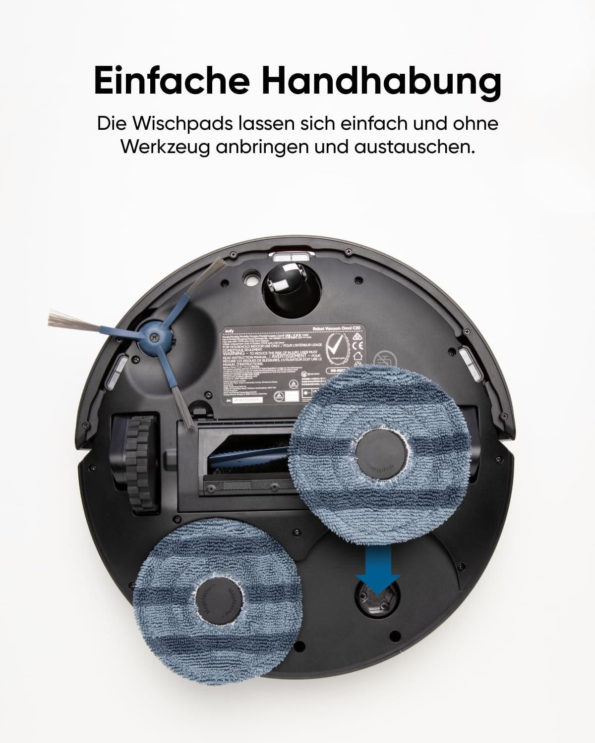 Anker eufy Wischmopps (2er‑Pack) für Omni C20
