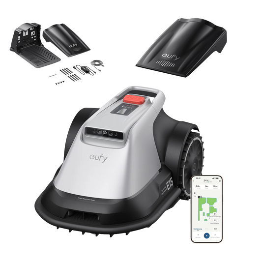 eufy Mähroboter E15+eufy Ladestation-Kombination für Mähroboter E15/E18