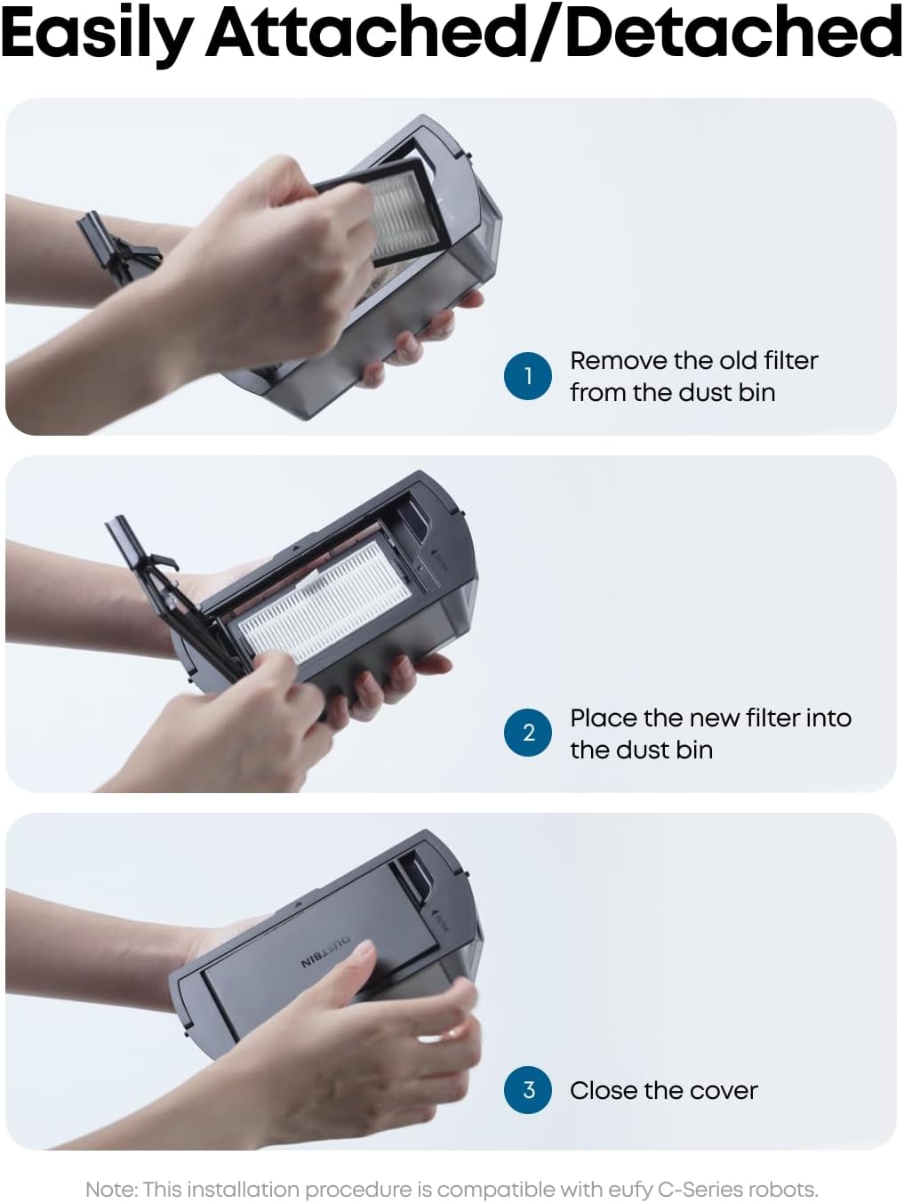 Anker eufy Ersatzfilter für Saugroboter C10