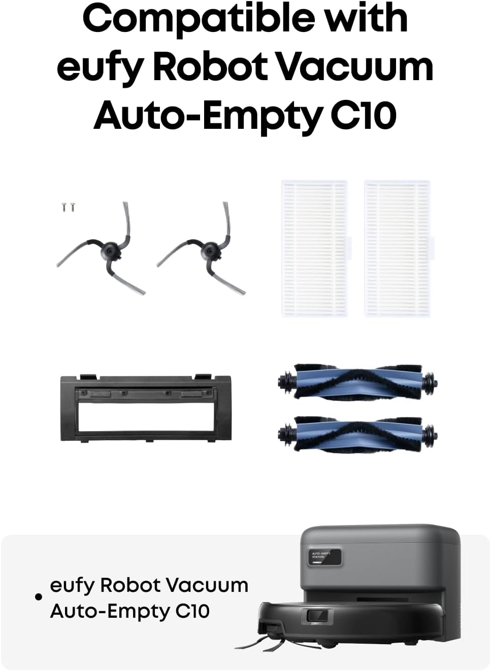 Anker eufy Saugroboter-Ersatzset für Saugroboter C10