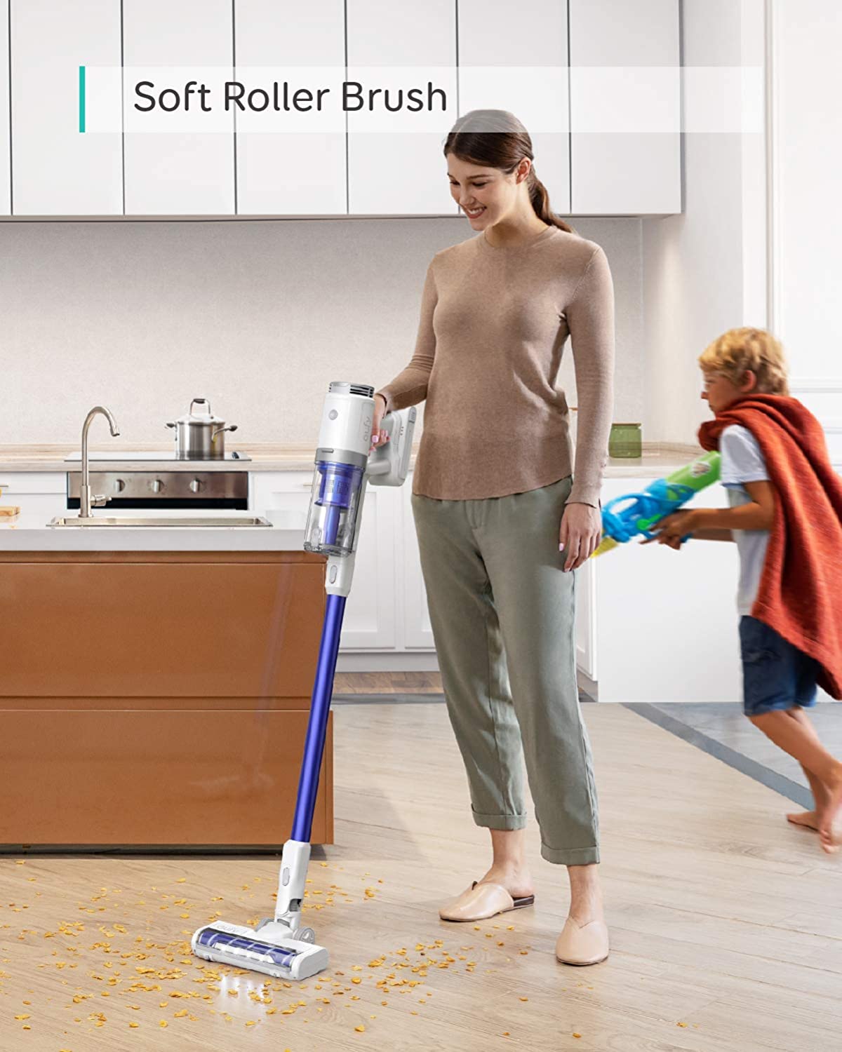 eufy HomeVac weiche Rollbürste