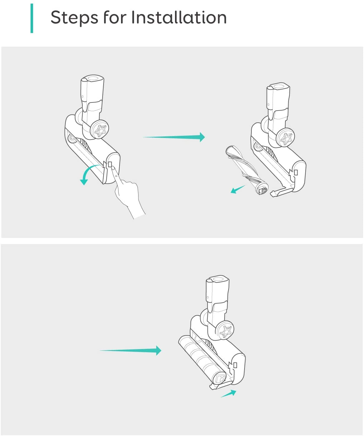 eufy HomeVac weiche Rollbürste
