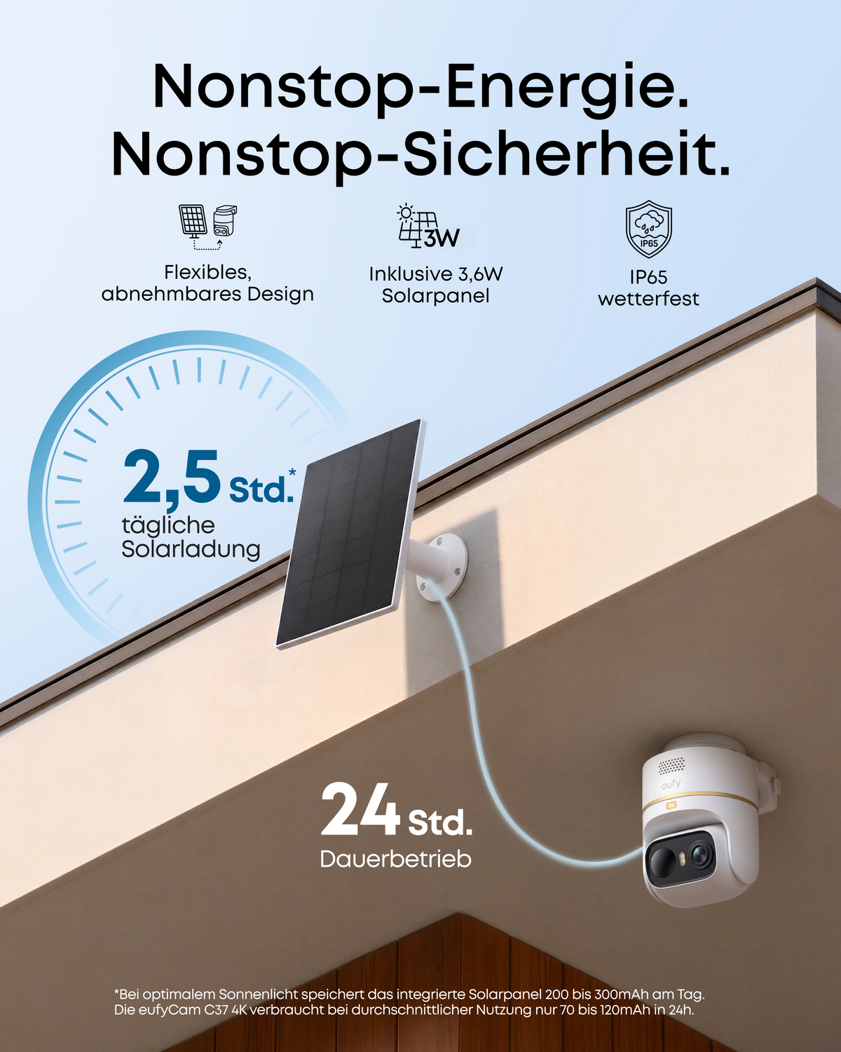 Anker eufyCam C37 4K Edition kabellose Solar-Outdoor-Kamera (4-Kamera-Set)