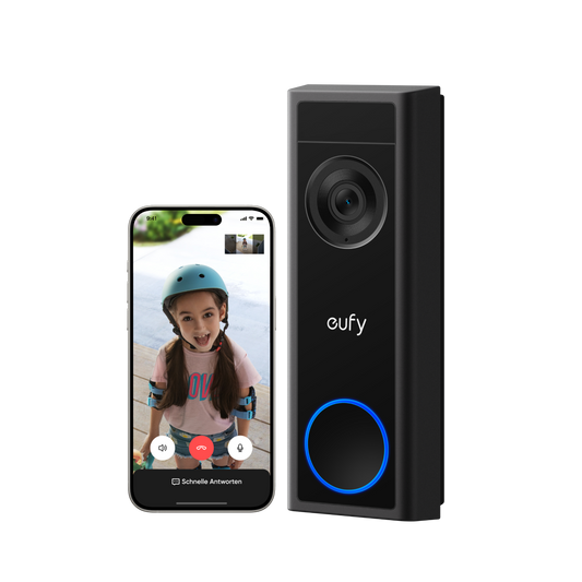 eufy Türklingel mit Kamera C31, 2K FHD und duale Stromoptionen