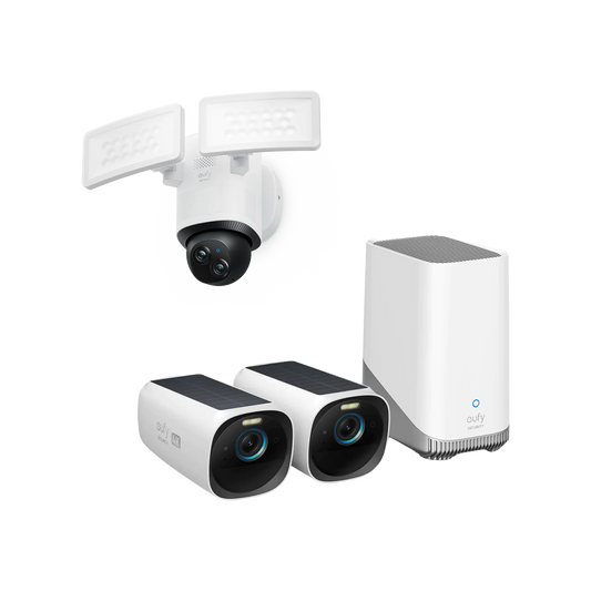 eufyCam S330 (eufyCam 3) und Flutlichtkamera E340