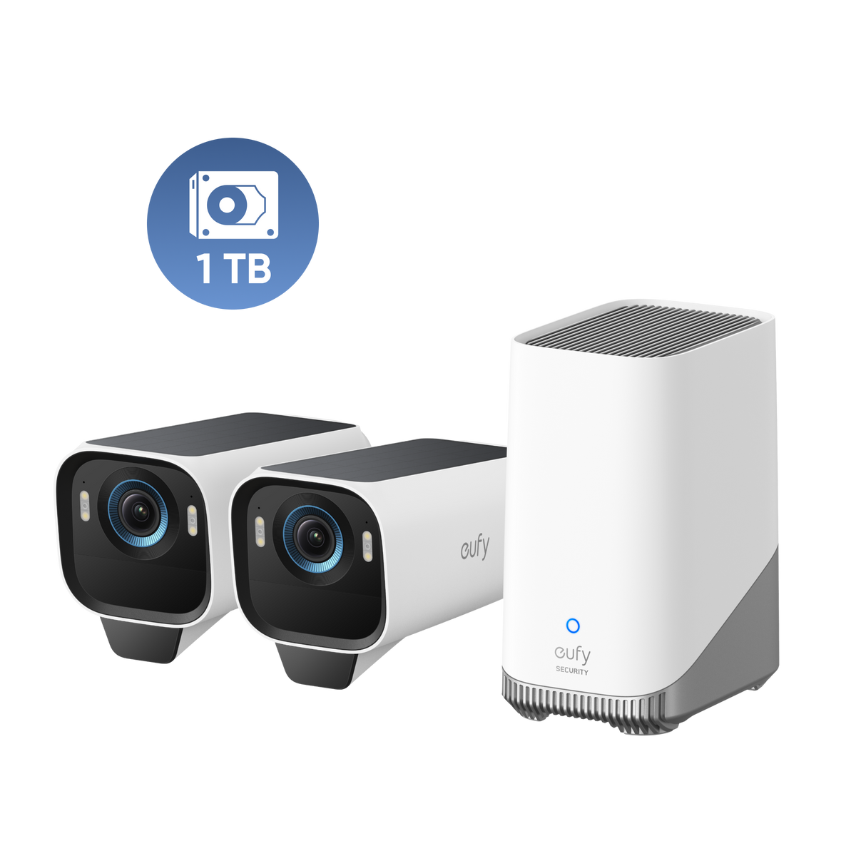 2-Kamera-Set + 1 TB Festplatte