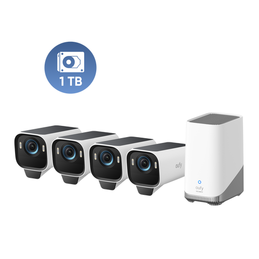 4-Kamera-Set + 1 TB Festplatte