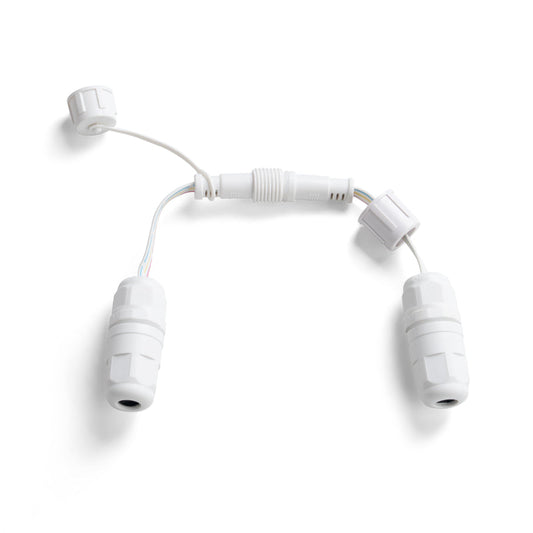 Set aus 2 Verbindern für eufy Festinstallierte Outdoor-Lichterkette S4