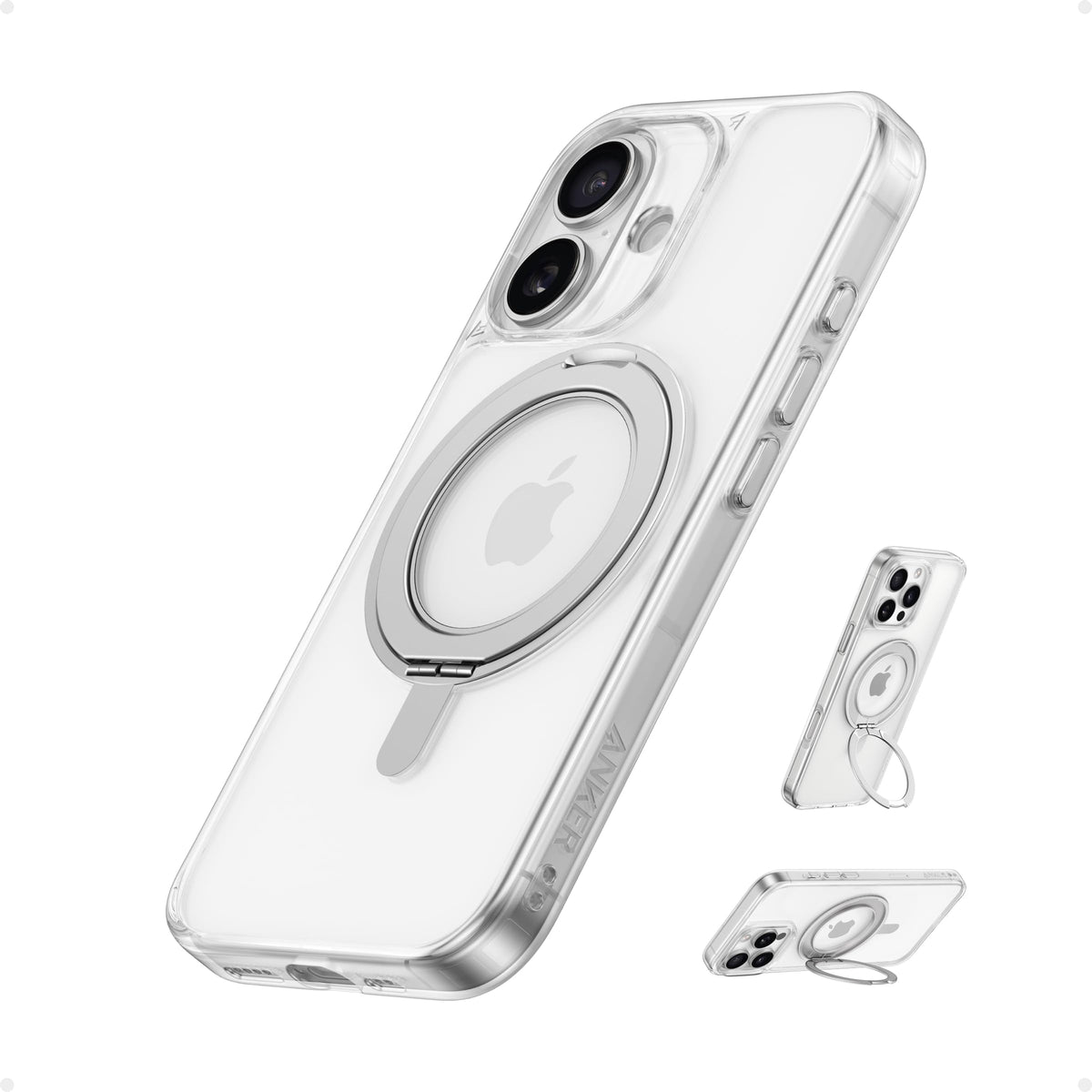 Anker MagGo Magnetisches Handy-Case mit Ständer (360° Ringständer, für iPhone 16) | Exklusives Livestream-Angebot