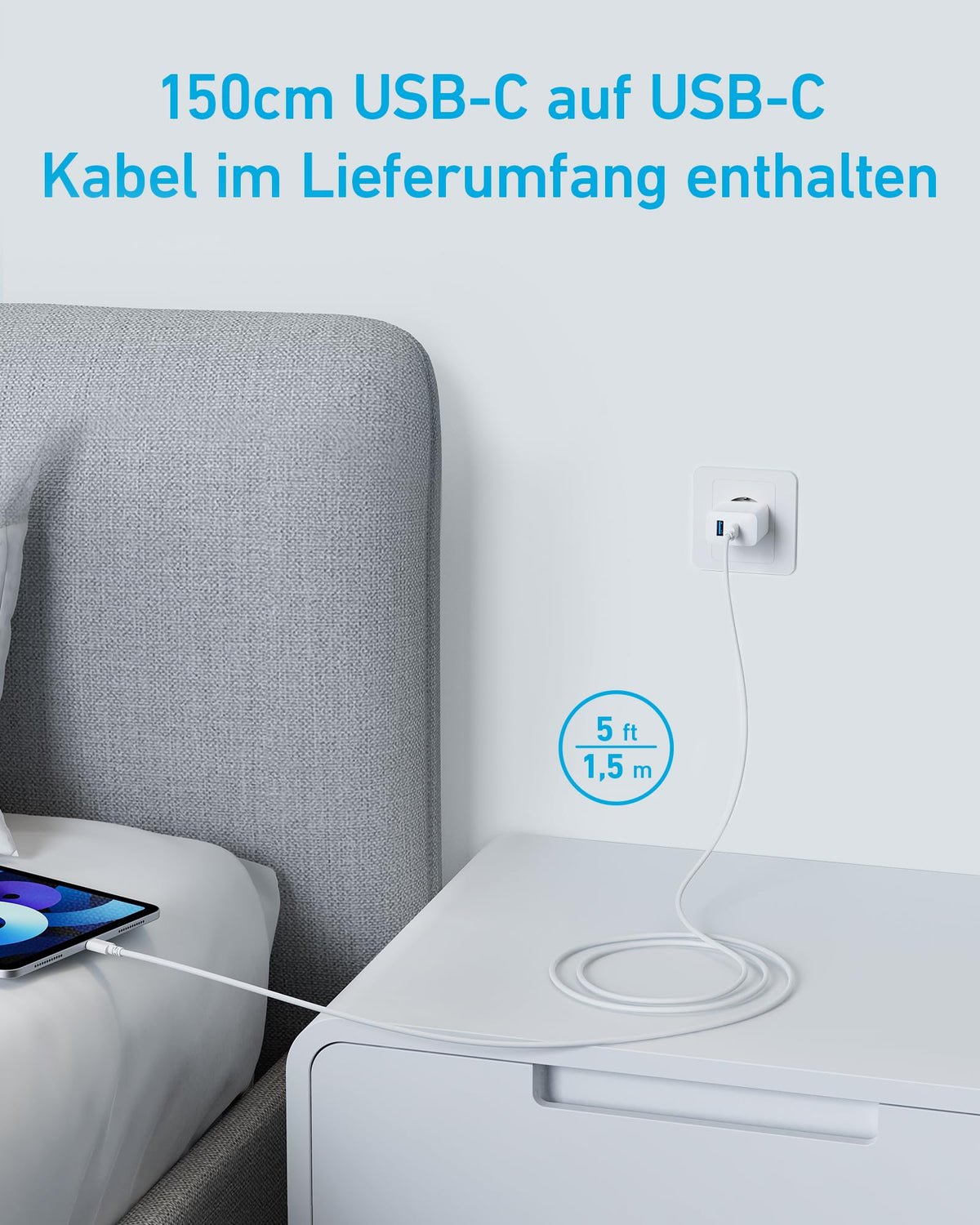 Anker USB-C Ladegerät (2-Port, 20W)