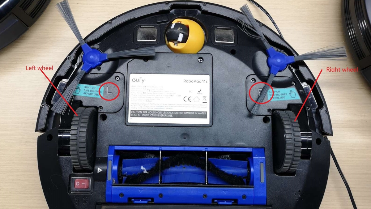 eufy RoboVac linkes Rad