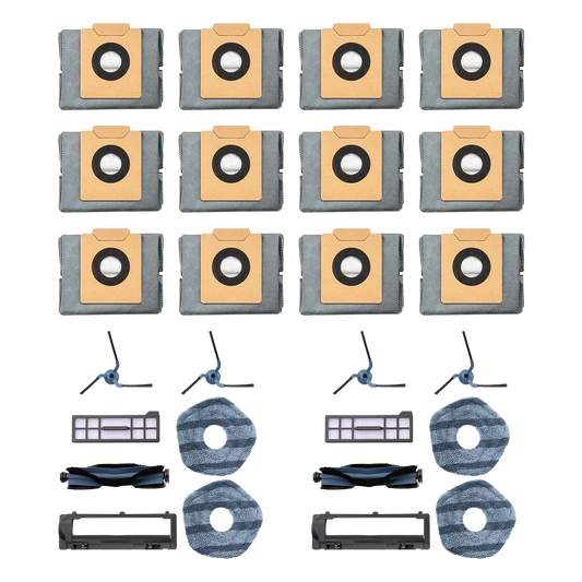 eufy 12 Staubbeutel 2‑Zubehör Sets‑Set für Saugroboter X10 Pro