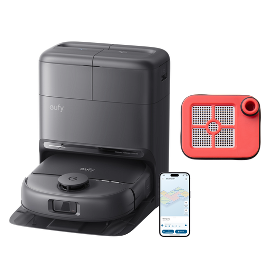 Anker eufy Saugroboter mit Wischfunktion C28 und Abwassertank-Filter (1 Stück) passend für C28