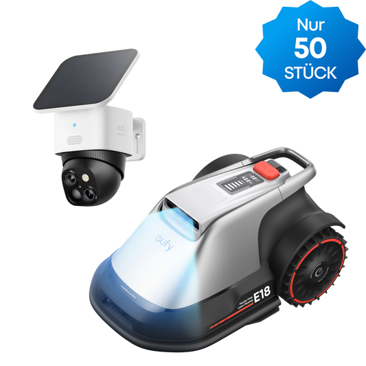 Anker eufy Mähroboter E18 und eufyCam Solo S340