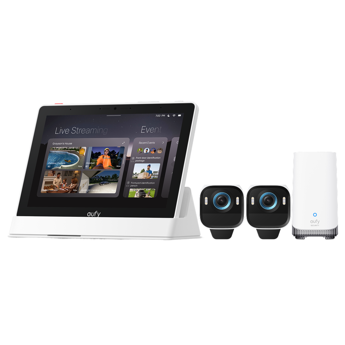 Anker eufy Smart Display und eufyCam S3 Pro 2-Kamera-Set