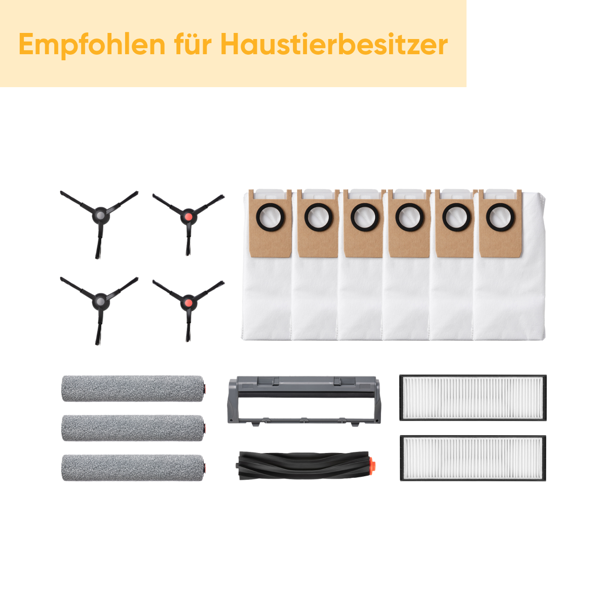 eufy S1 Pro Abonnementservice für Zubehör, Zubehör‑Set (empfohlen für Haustierbesitzer)