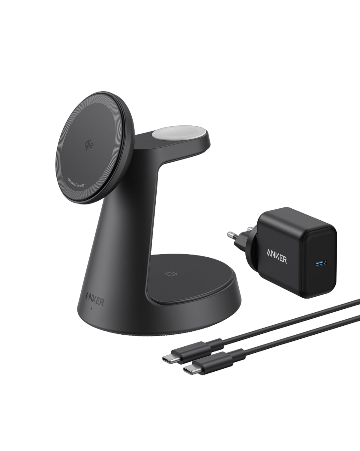 Anker kabellose Ladestation (3-in-1, Magnetischer, Ständer)