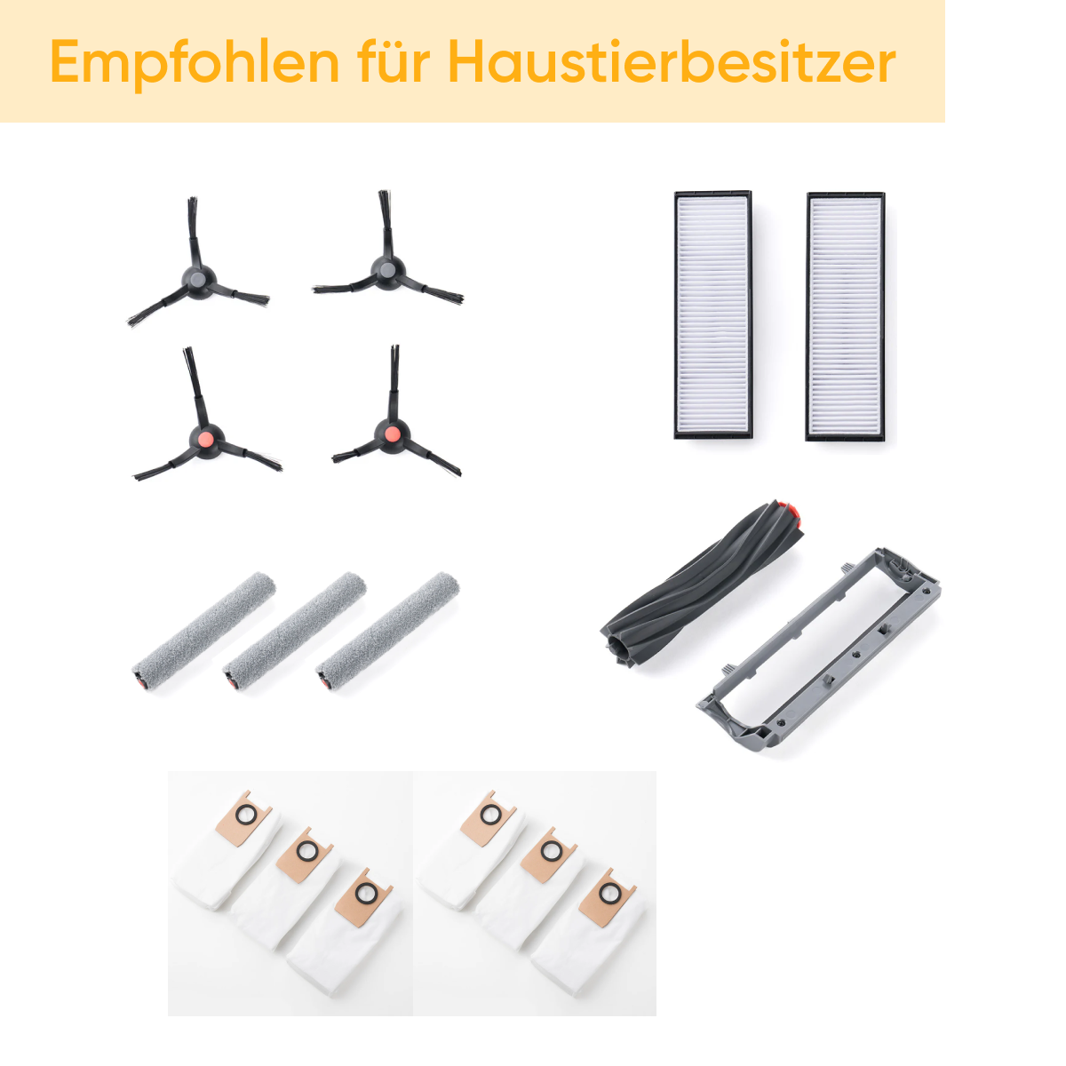Anker eufy S1 Pro Abonnementservice für Zubehör, Zubehör‑Set (empfohlen für Haustierbesitzer)