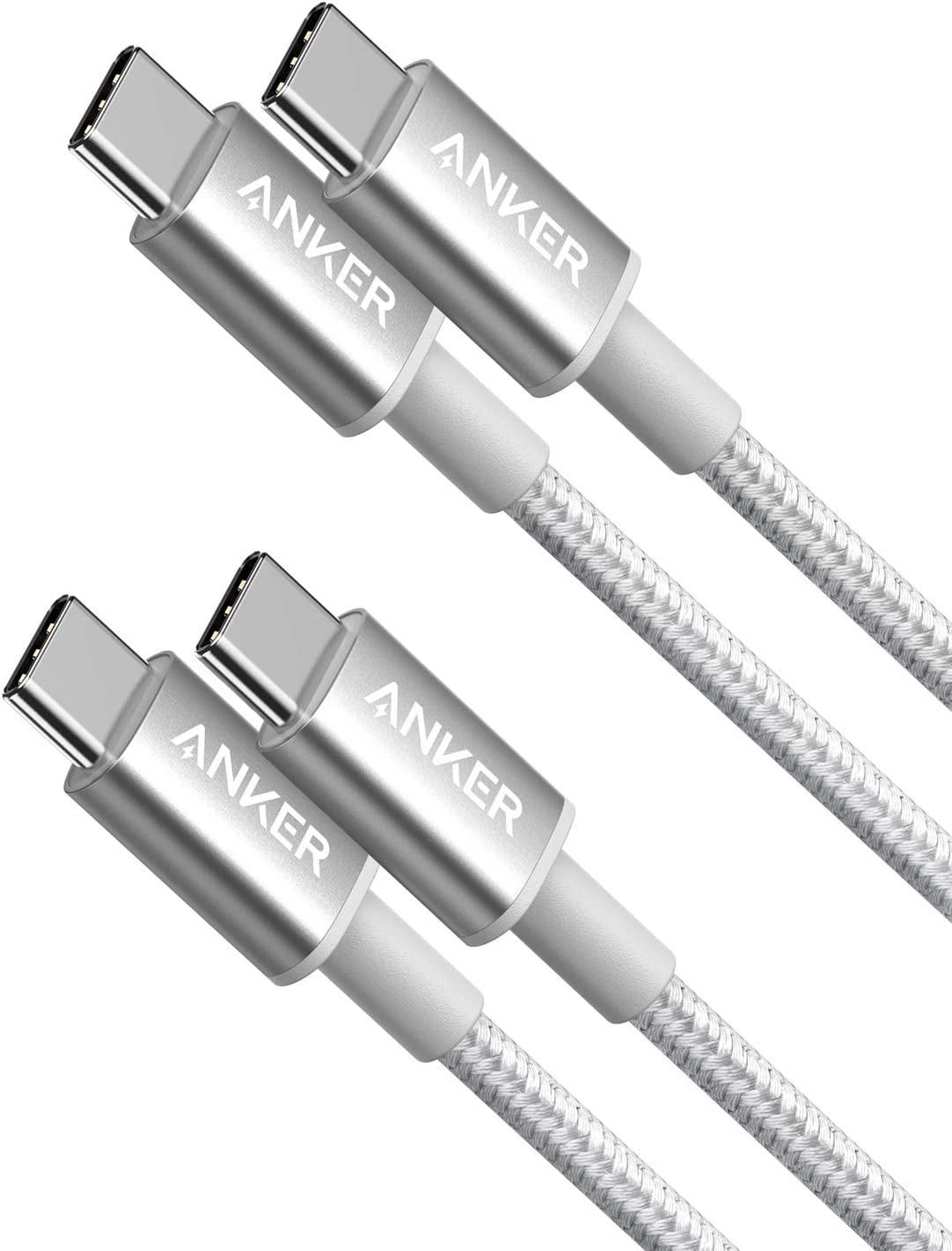 2 Pack New Nylon USB C to USB C Cable (3.3ft 60W)